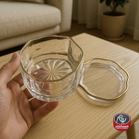 طقوم صحون مكسرات 6 مع 6 مسطح